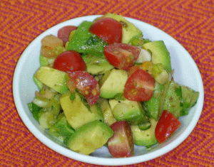 insalata mista con avocado