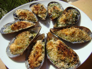 Cozze gratin