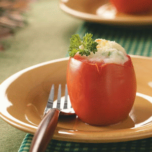 pomodori ripieni di patate e formaggio