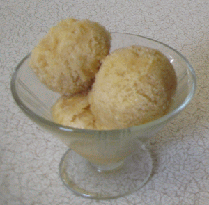 sorbetto al brandy