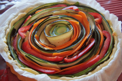 torta verdure spirale