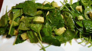 Insalata spinaci avocado