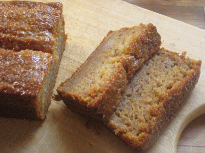 Torta banane e miele