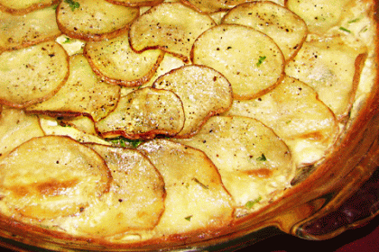 Torta cipolle patate
