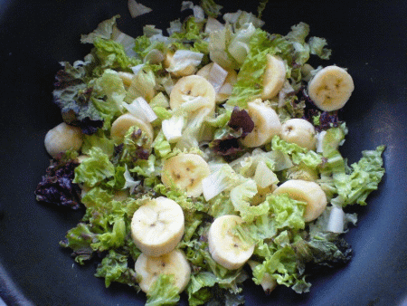 insalata con banane
