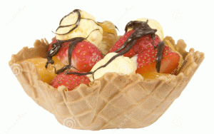 Cestini di frutta primaverile