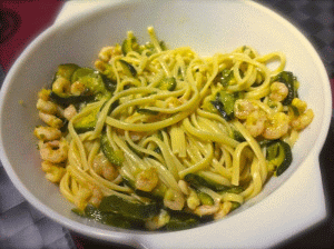 pasta zafferano zucchine