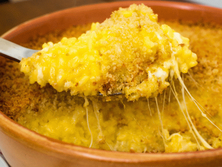 risotto besciamella forno