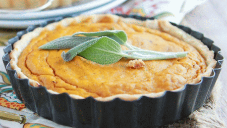 Torta salata zucca