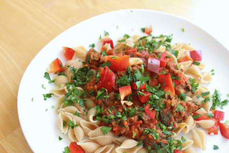 pasta ragu vegetale