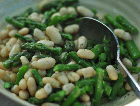 asparagi e fagioli