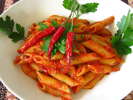 pasta arrabbiata