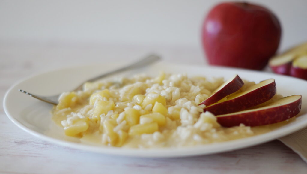 risotto mele e taleggio