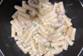 Pasta pancetta, zucchine e panna